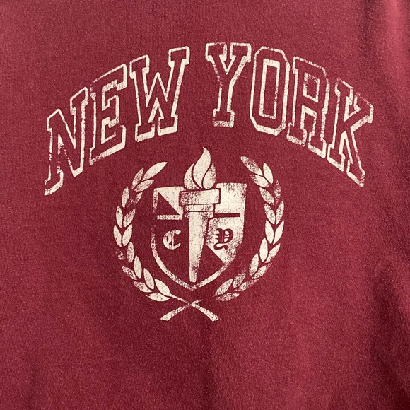 Wild Fable Cropped Hoodie New York Graphic Print - Picture 5 of 7